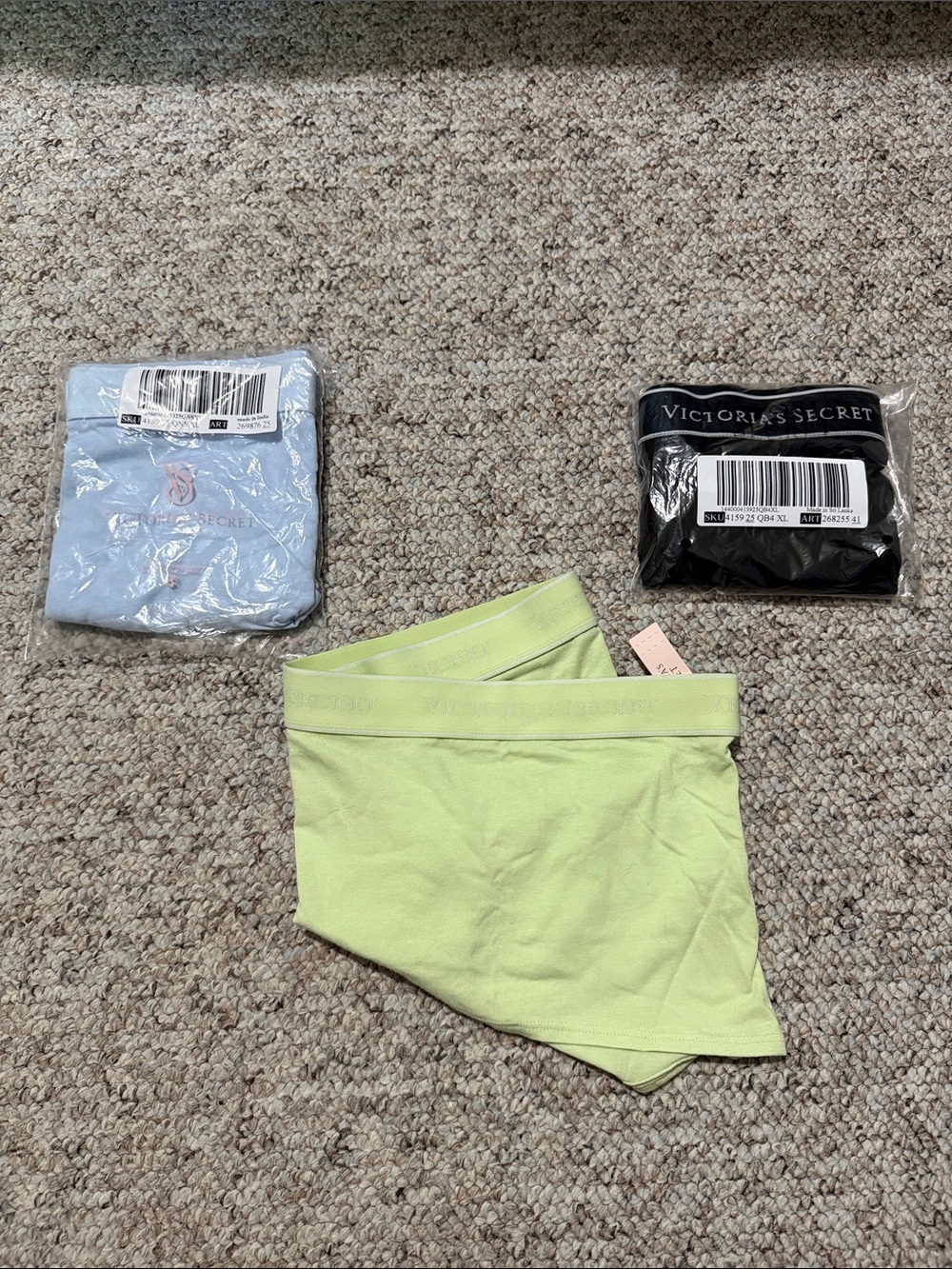 Victoria's Secret Shortie/boyshort Panties NWT set of 3